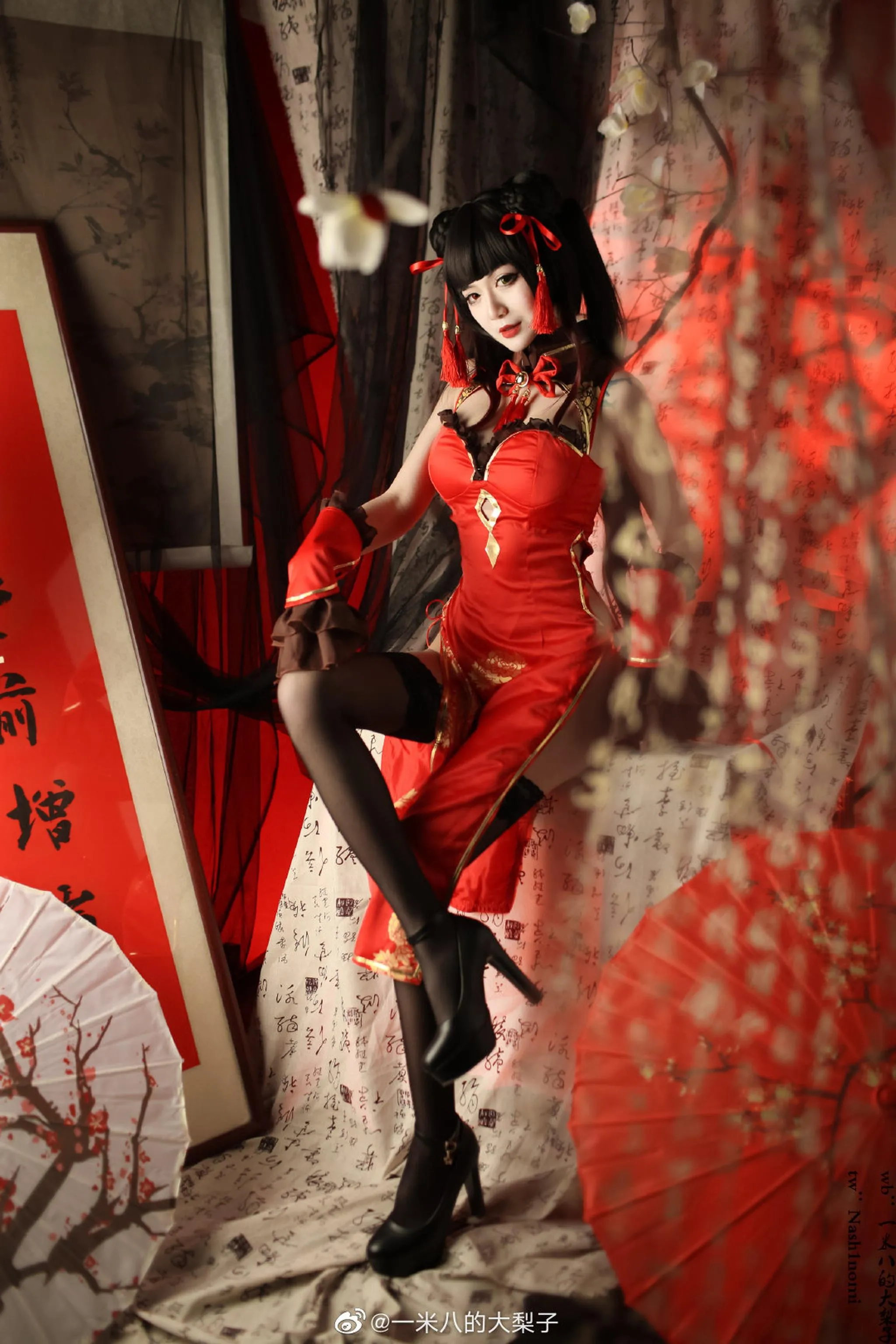一米八的大梨子 – NO.007 时崎狂三新春旗袍 [22P]插图8
